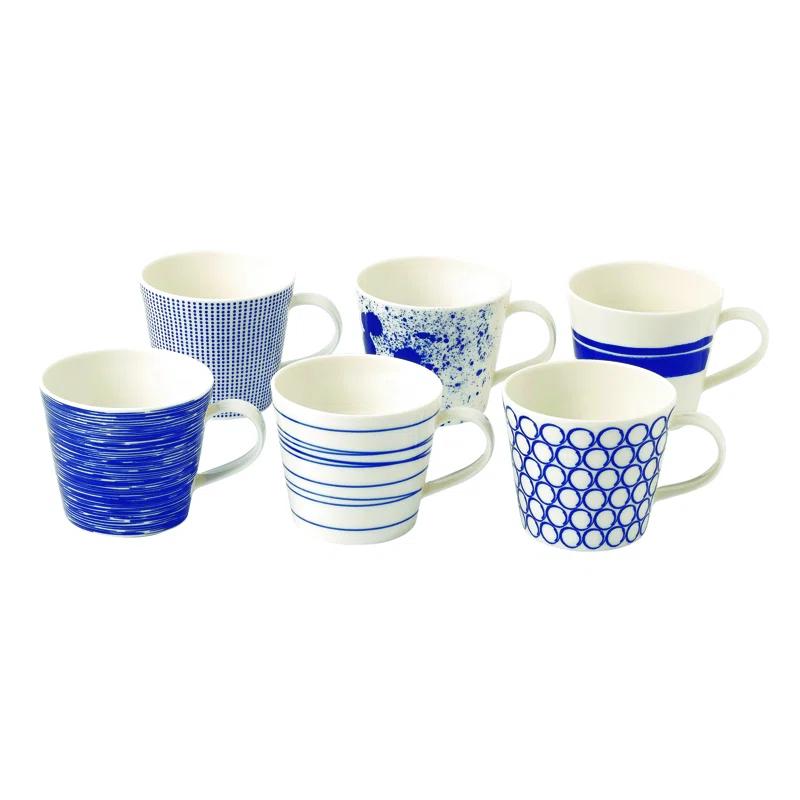 Pacific Mixed Patterns Mugs (Set of 6)