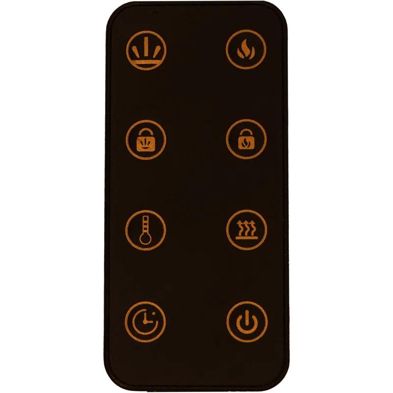 Cambridge Cambridge Wall Mount Electric Fireplace Heater with Remote Control for Indoor Use in Living Room, Bedroom, Home Office