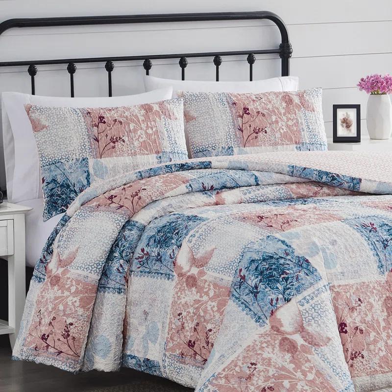 Cannon Lotte Polyester Standard Patchwork Duvet Cover Set