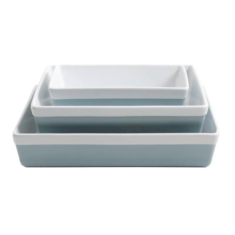 Martha Stewart Martha Stewart 3 Piece Stoneware Bakeware Set
