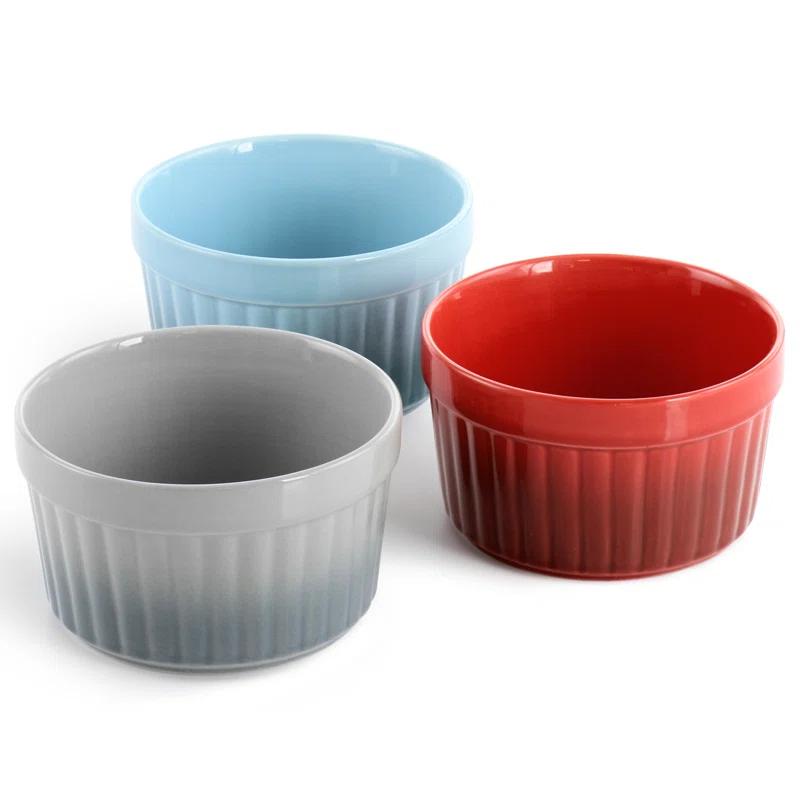 Crock-pot Crock-pot Round Stoneware 6 Piece Ramekin Bakeware Set (Set of 6)