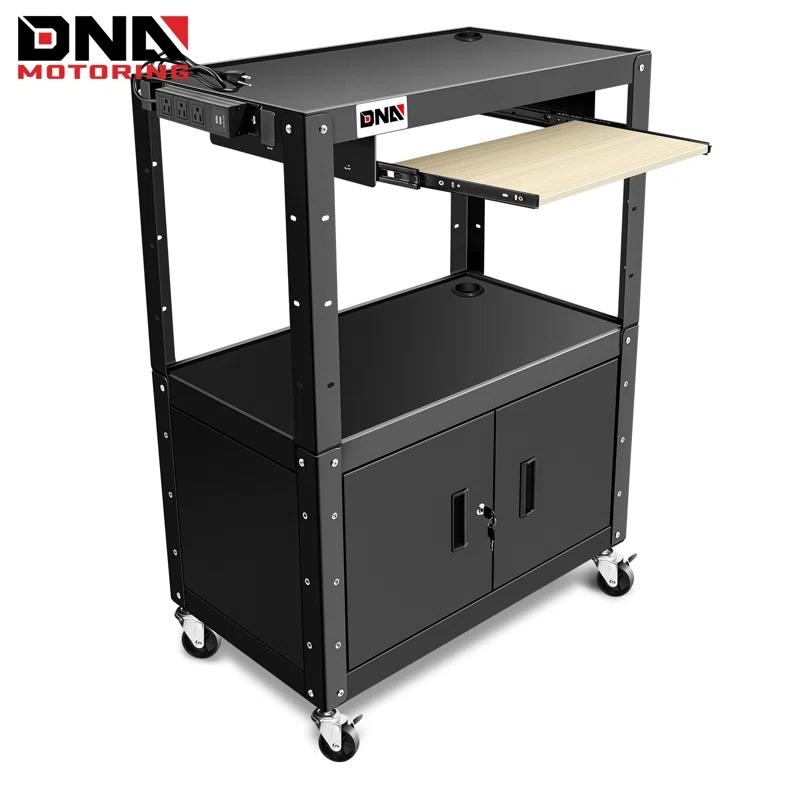 DNA Motoring 58'' H x 33'' W AV Cart
