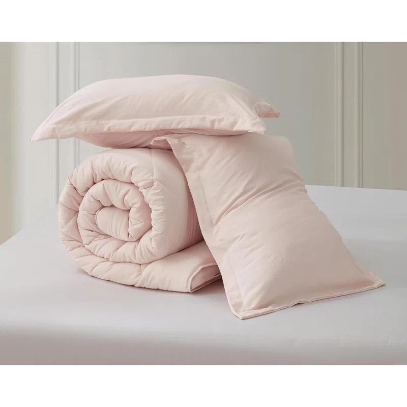Chezmoi Collection Logan Solid Comforter Set