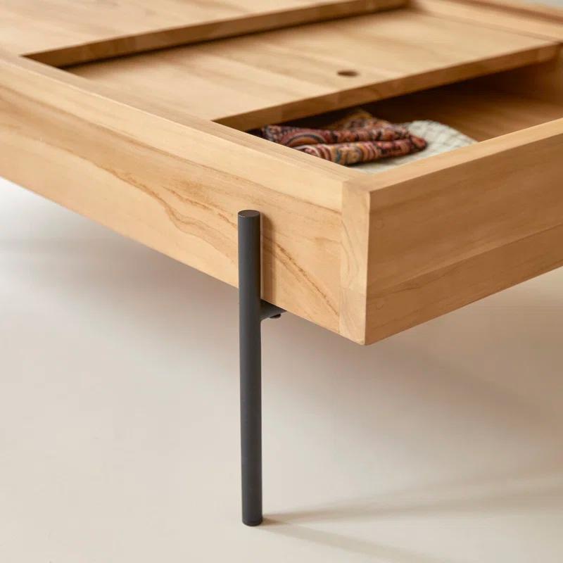 Honorine Solid Wood Coffee Table