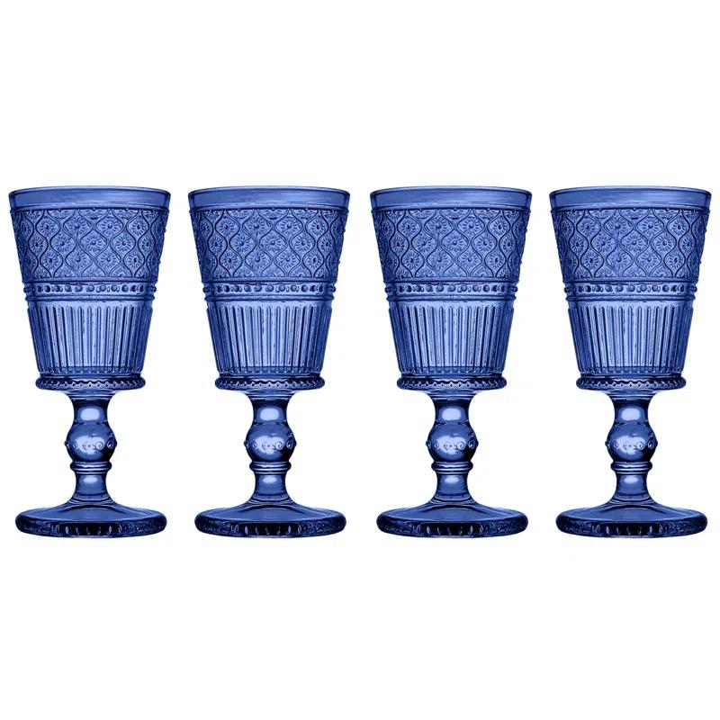 Godinger Silver Art Co Claro Goblet 9 oz (Set of 4)