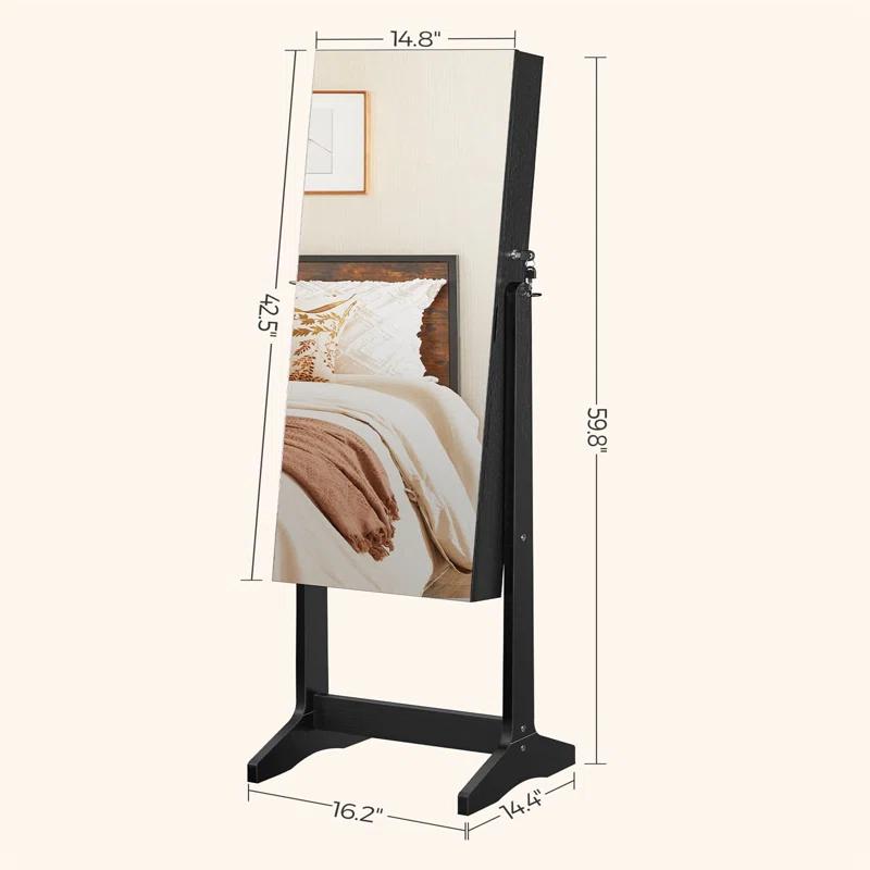 Songmics 16.2'' Wide Freestanding Jewelry Armoire