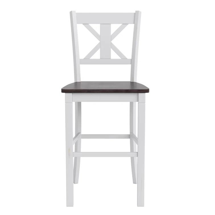 Taylor & Logan Bakersville Solid Wood Counter Stool (Set of 2)