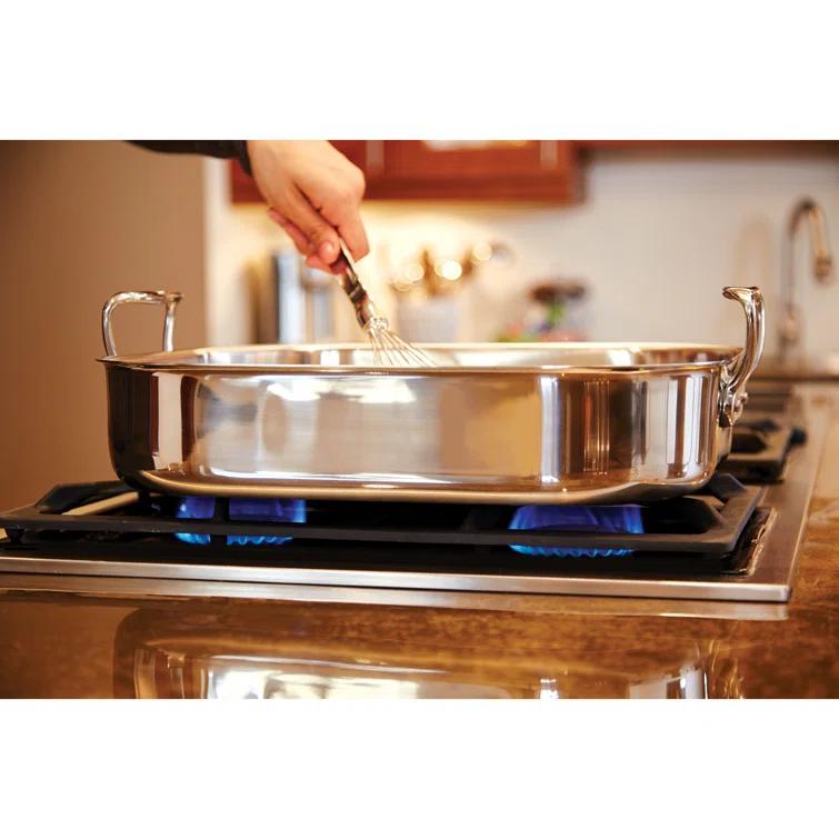 All-Clad ® Stainless Steel Large 16" Roaster with Rack