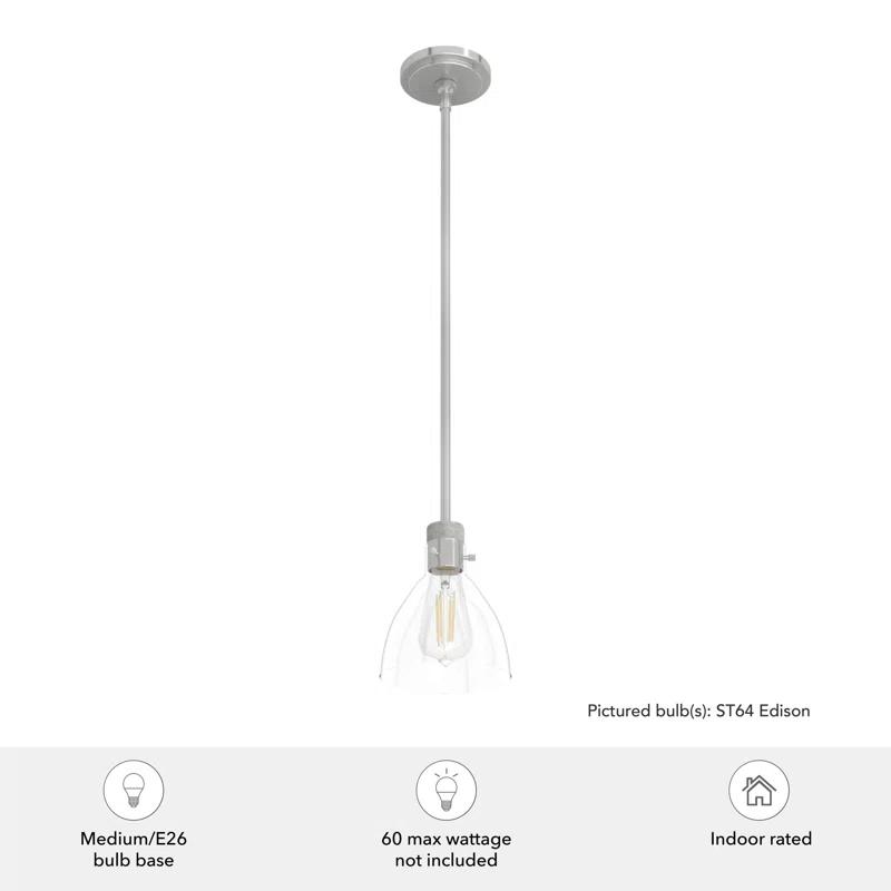 Hunter Fan Van Nuys 1 Light Bell Mini Pendant
