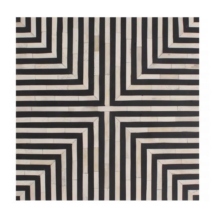 Trendyl Side Table - Black/White