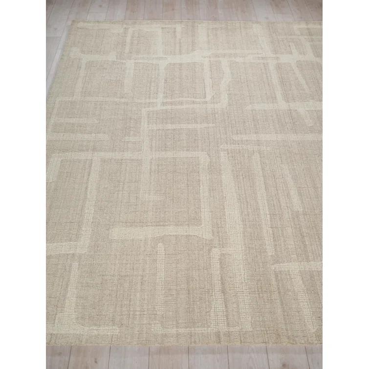 EXQUISITE RUGS Breckenridge Rectangle Hand Tufted Wool Area Rug
