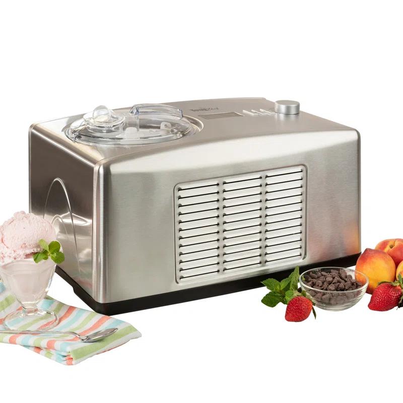 Total Chef 2 in 1 Automatic 1.6 Qt. Ice Cream Maker, 1.5L Yogurt Maker