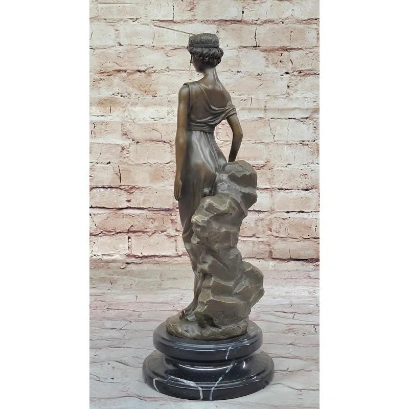 Bloomsbury Market Athena Greek Goddess Mythological Figure Bronze Sculpture Original Art By Milo