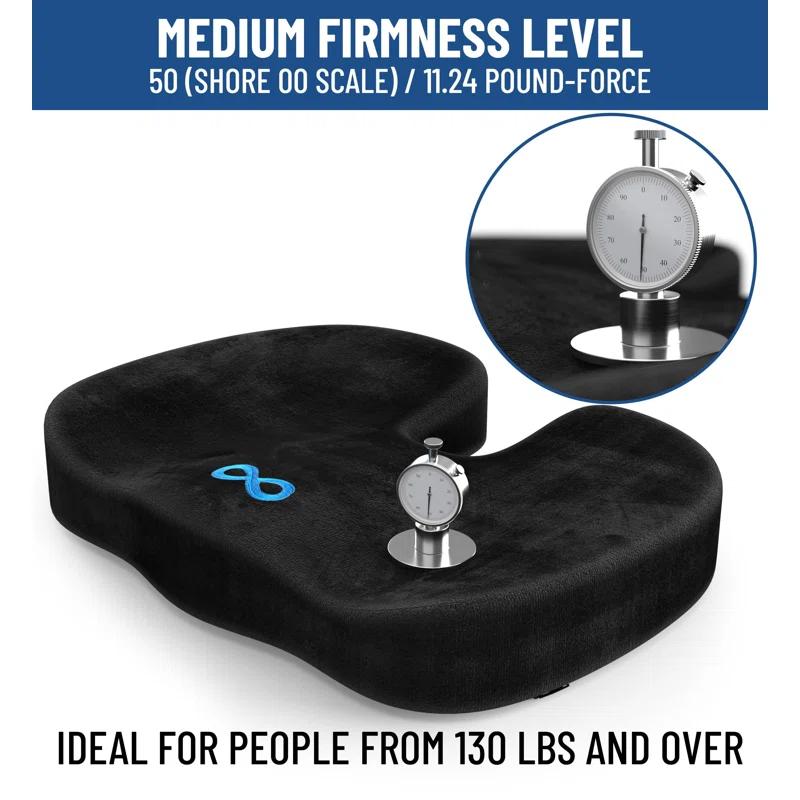 BEACHWATER POOL & SPA, LLC Doctor Recommended Memory Foam Seat Cushions For Office Chairs -  Eligible Tailbone Pain Relief Cushion, Sciatica & Back Support, Office Chair Cushion & Car Seat Cushion