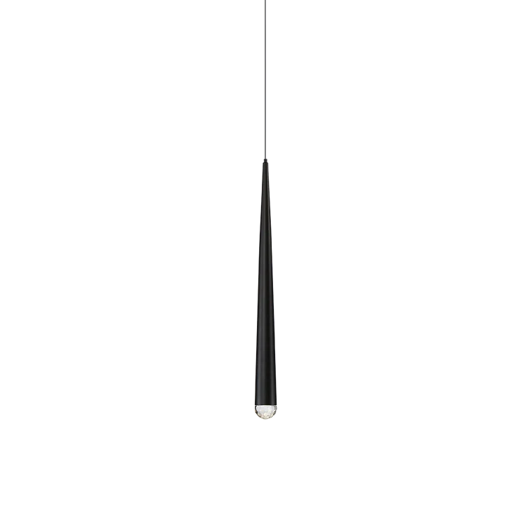 Modern Forms Cascade Dimmable LED Pendant with Clear Crystal Shade