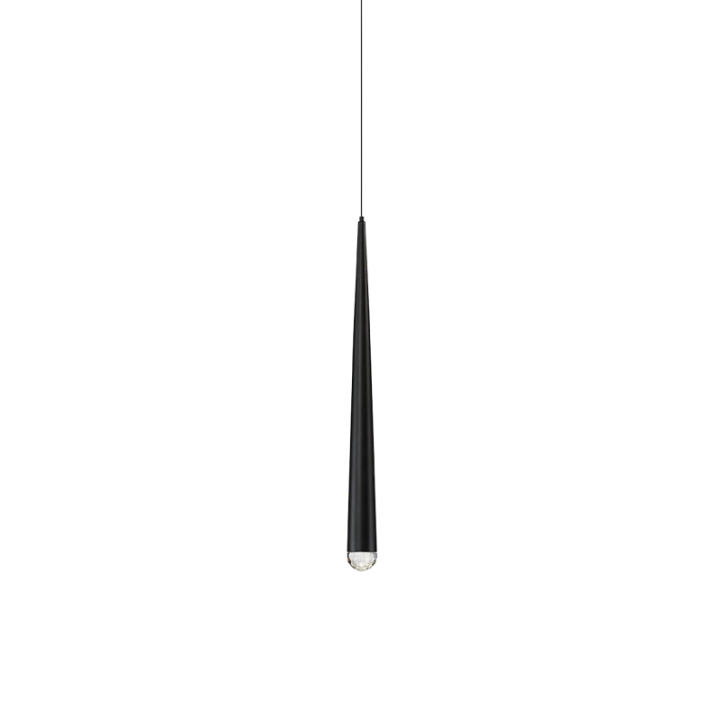 Modern Forms Cascade Dimmable LED Pendant with Clear Crystal Shade