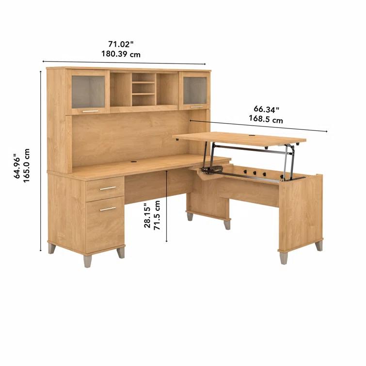 Inbox Zero Paelynn 72'' Desk