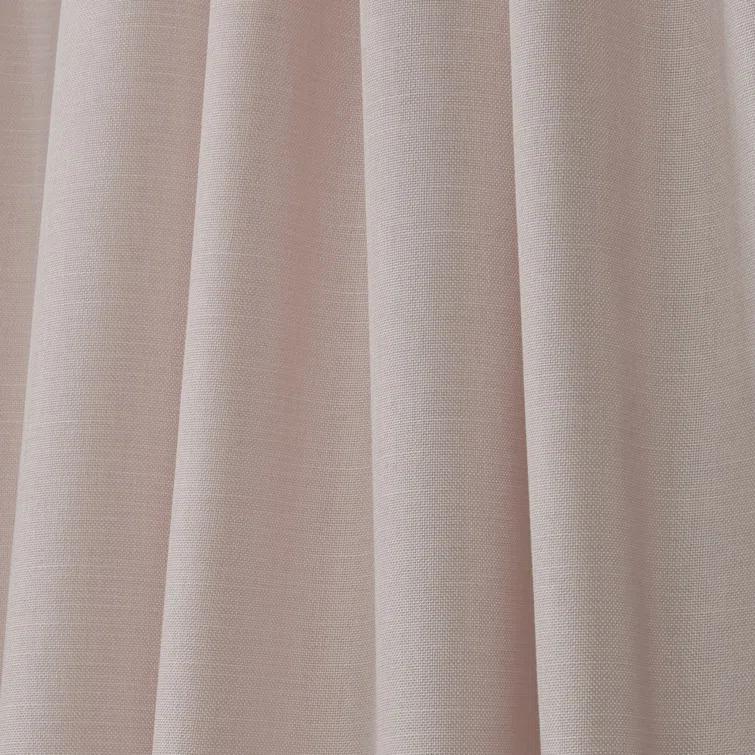 Nicole Miller Nicole Miller Faux Linen Slub Textured Hidden Tab/Rod Pocket Top Light Filtering Curtain Panel Pair (Set of 2)