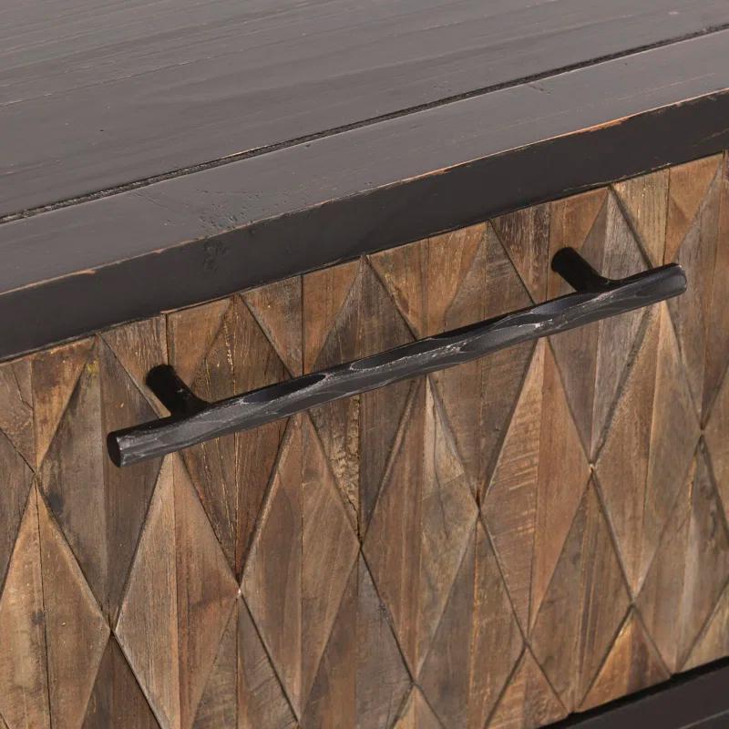 Classic Home Anton Reclaimed Wood Coffee Table with Drawers