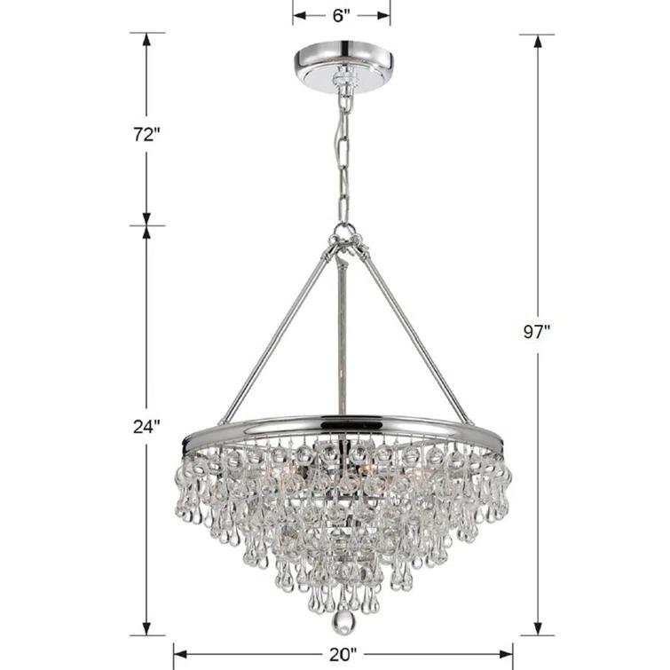 Willa Arlo™ Interiors Freddy 6 - Light Dimmable Tiered Chandelier