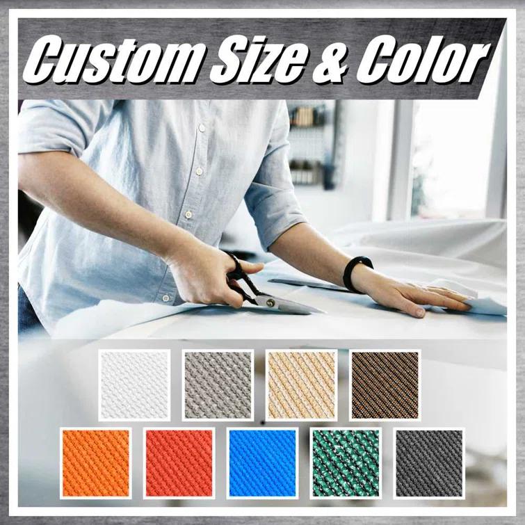 ColourTree Colourtree Sun Shade Sail Rectangle Canopy Fabric Cloth Screen, Water Permeable & UV Block UPF50