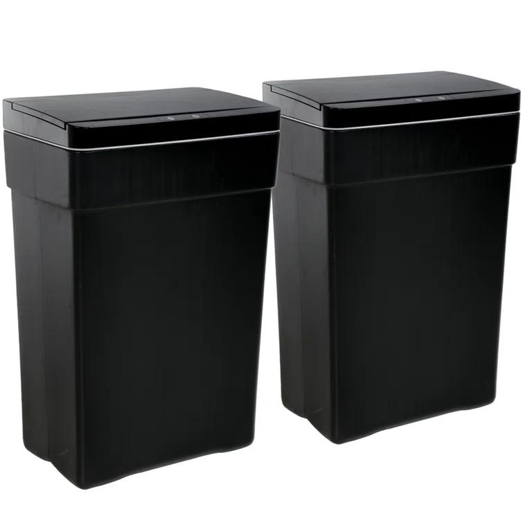 FDW Plastic Motion Sensor Kitchen Trash Can - 13 Gallons