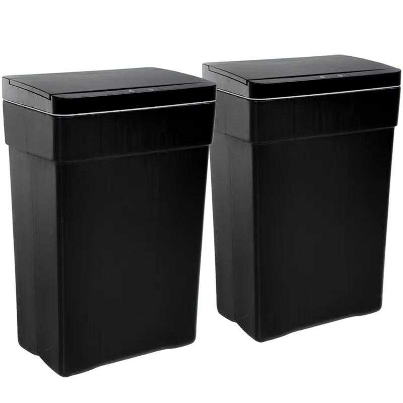 FDW Plastic Motion Sensor Kitchen Trash Can - 13 Gallons
