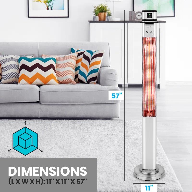 Stainless Steel Electric Standing Patio Heater