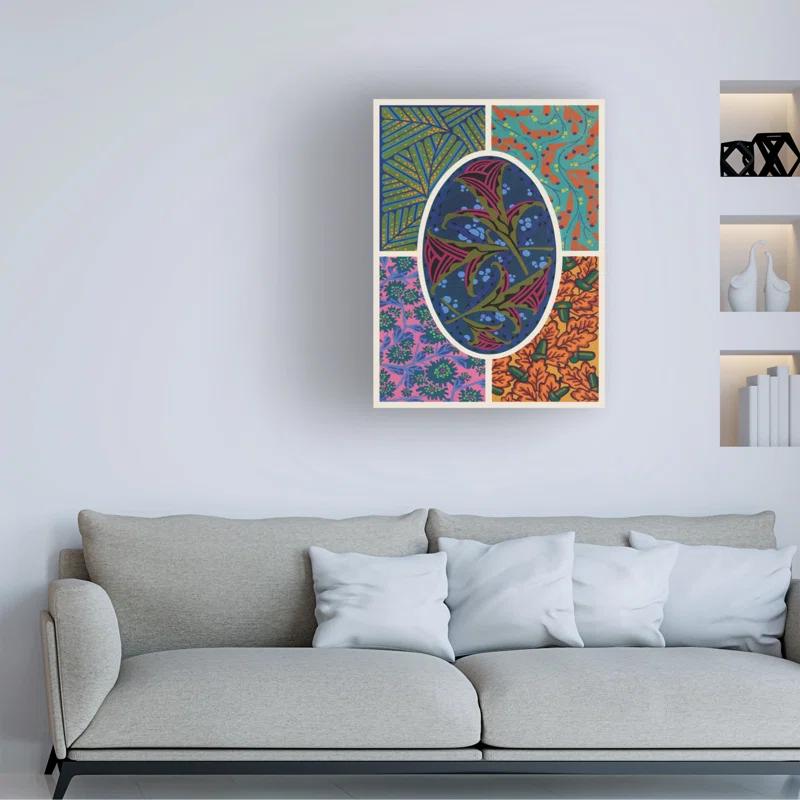 " Art Deco Florals II " by Baxter Mill Archive
