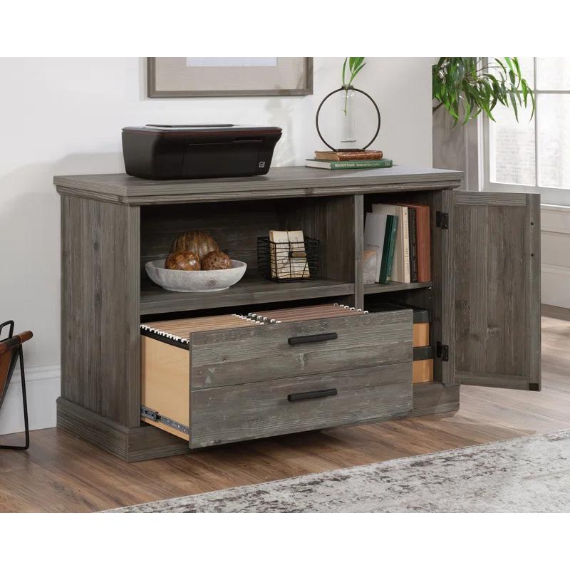 Aspen Post 47.09'' Wide 1 - Drawer Filing Credenza with Cable Management