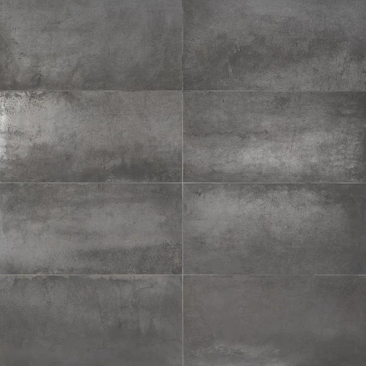 Bond Tile Fuse 12" x 24" Porcelain Metallic Look Wall & Floor Tile (13.56 sq. ft./ box)