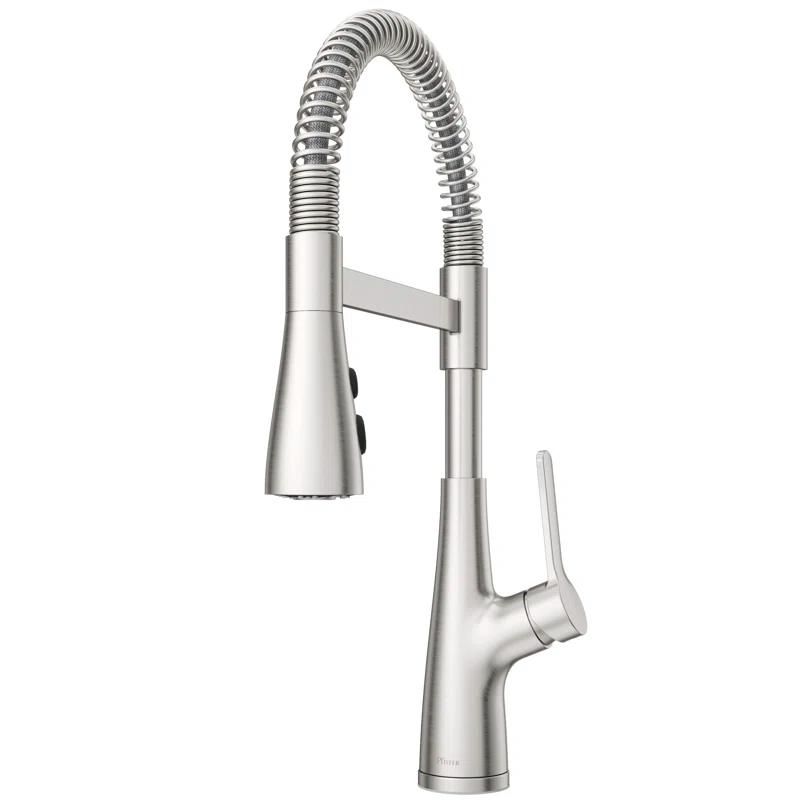 Pfister LG529NECS Neera Culinary Look Pull Down Single Handle Kitchen Faucet