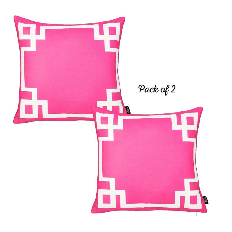 Apolena Albion Geometric Reversible Pillow Cover (Set of 2)