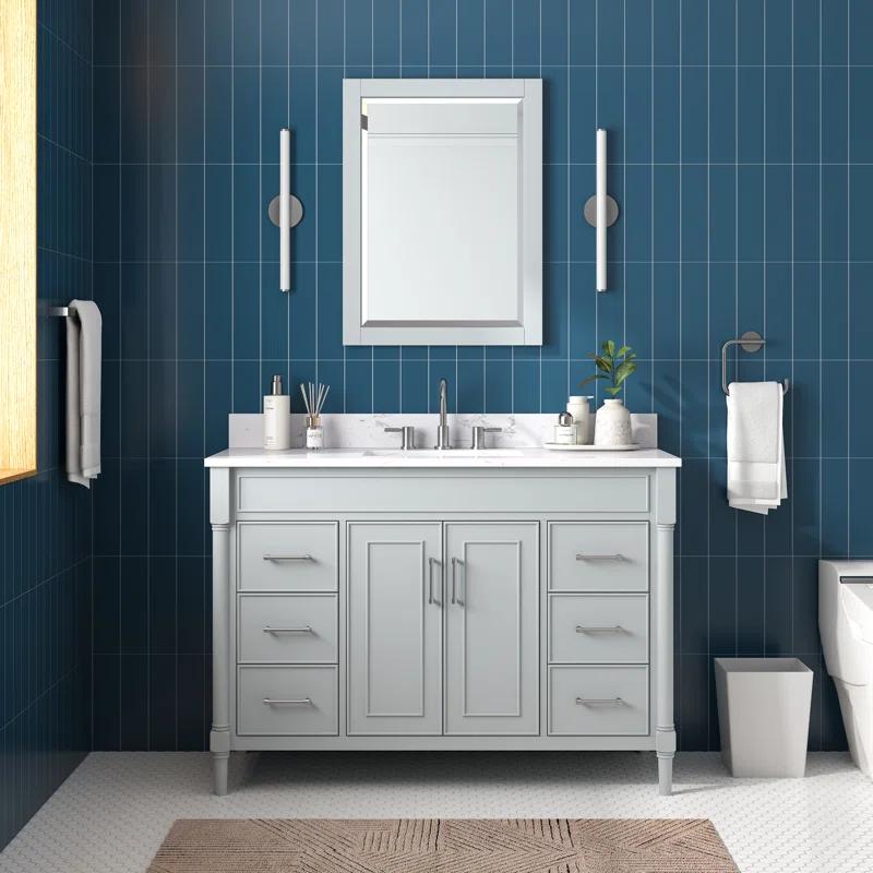 Avanity Bristol 48" Free Standing Single Bathroom Vanity with Engineered Stone Top