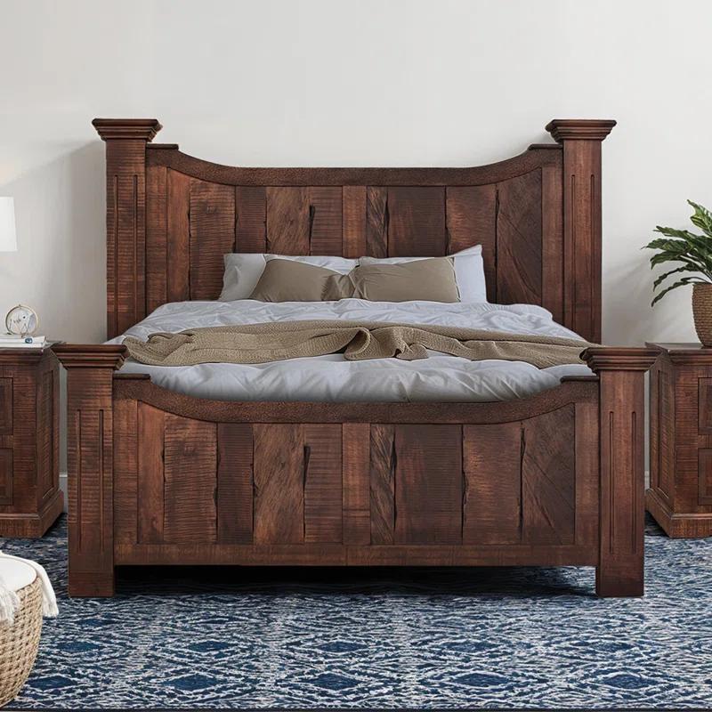 The Twillery Co.® Alianna Solid Wood Panel Bed
