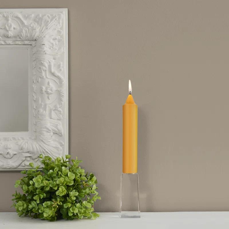 Smooth Collenette Unscented Taper Candle (Set of 4)