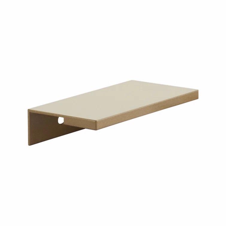 Modern Gold Finger Pull with Mounting Hardware