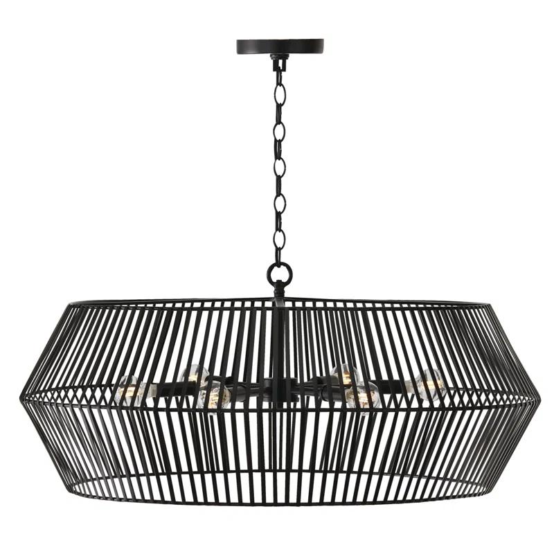 Capital Lighting Kaiya 6 - Light Dimmable Cage Chandelier