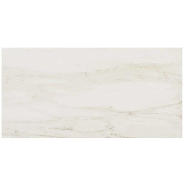 Bond Tile Saroshi 11.81 in. x 23.62 in. Matte Marble Look Porcelain Floor and Wall Tile (9.68 Sq. Ft. / Case)