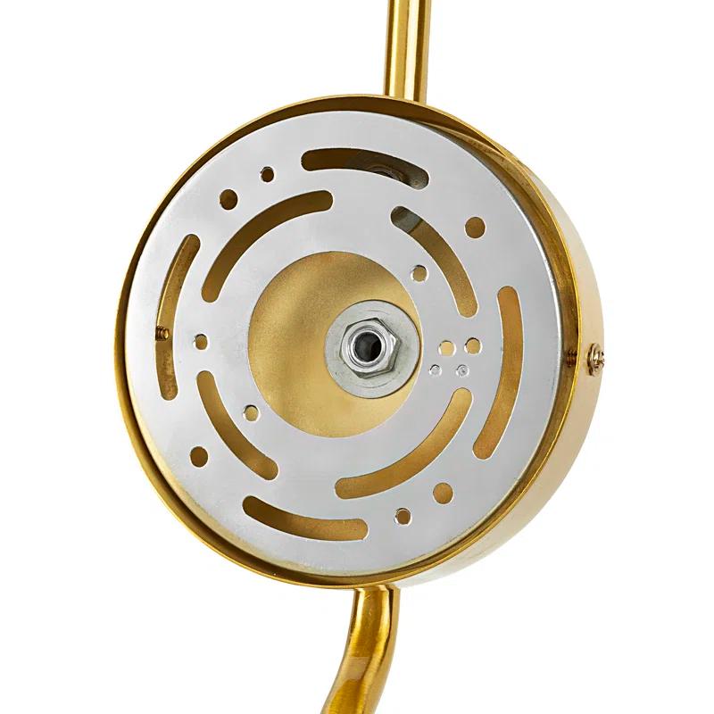 Joss & Main Gracieleigh Iron Plug-in Armed Sconce