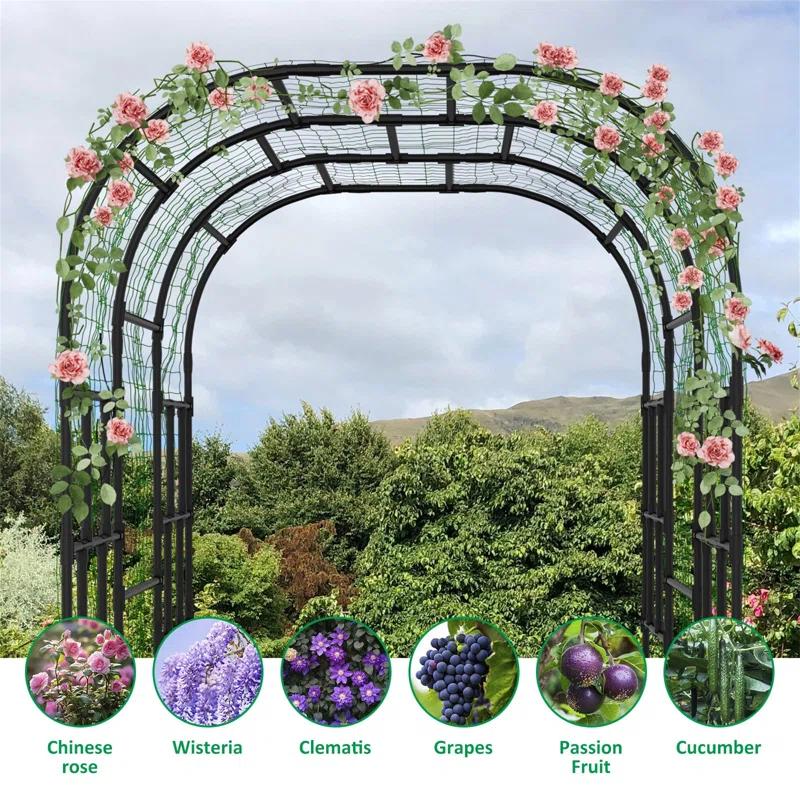 Blooming Large Garden Arch Gazebo Pergola