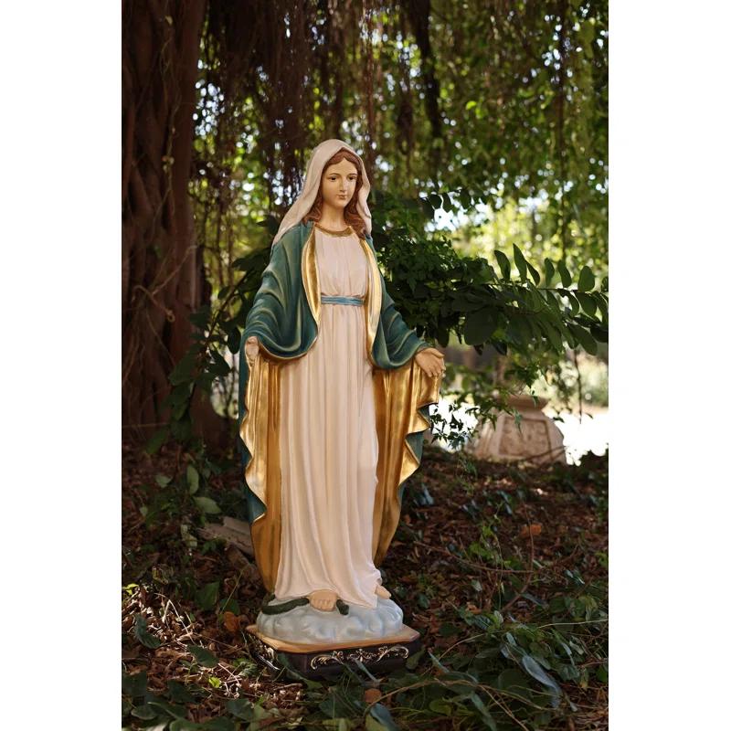 Hi-Line Gift Ltd. Virgin Mary Figure Statue Religious Decor Indoor/Outdoor