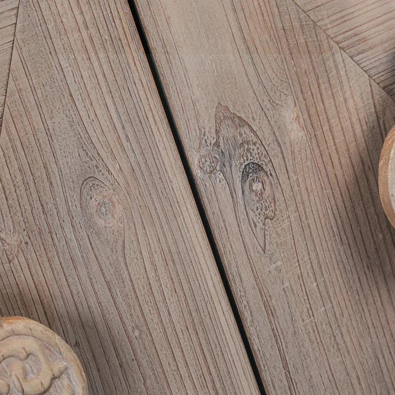 Bungalow Rose Antique Four Door Cabinet For Living Room