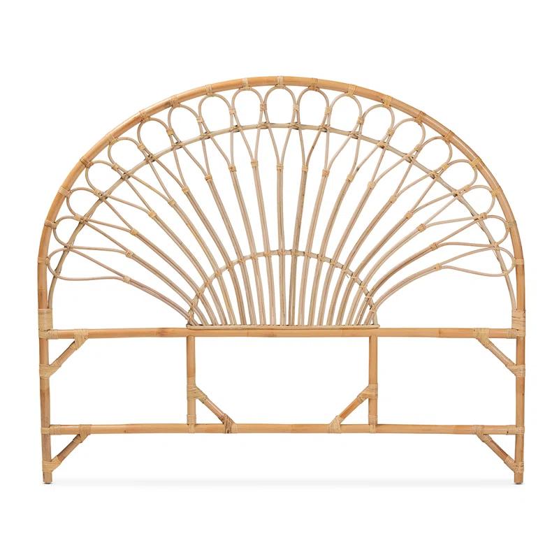 Bayou Breeze Wicker/Rattan Open-Frame Headboard