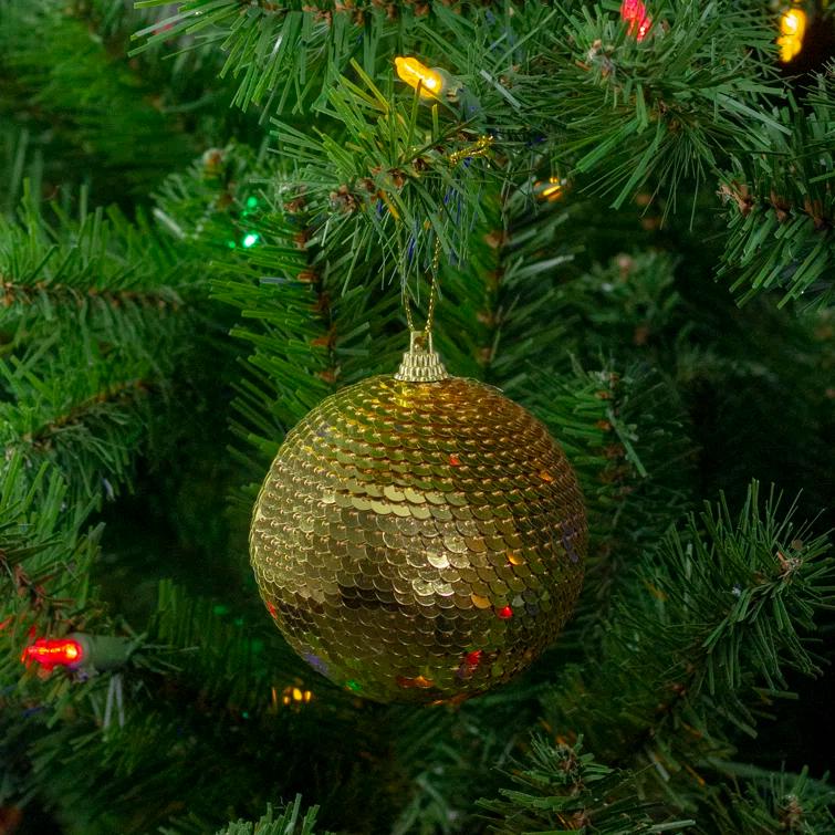 Northlight Seasonal Sequin Shatterproof Ball Christmas Ornament 3"