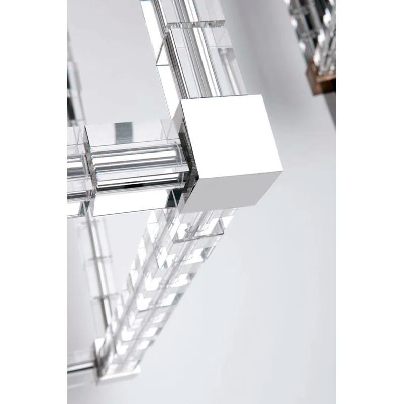 Hudson Valley Lighting Alpine 4 - Light Dimmable Square / Rectangle Chandelier