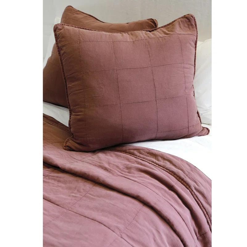 Antwerp Coverlet by Pom Pom at Home - Sky / King