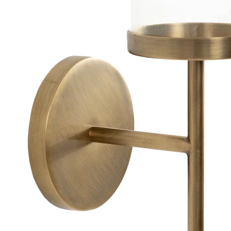 Kate and Laurel Blaise 14.0" Metal Wall Sconce