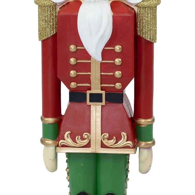 The Holiday Aisle® Kristoff the Christmas Nutcracker Soldier - 2 Statues - 29" (Set of 2)
