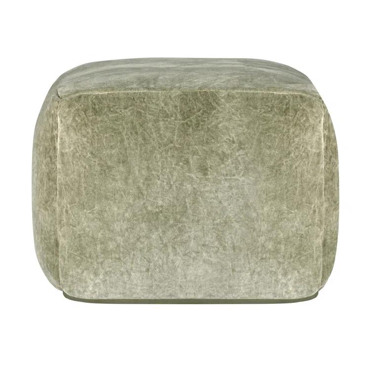 Villa by Classic Home Heirloom Velvet Upholstered Floor Cushion Pouf